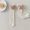 Baby Socks New Kids Toddler Boys Knee High Long Soft Cotton Cute Bear Children Socks Baby Girl Socks 2-8 Years Winter Clothes