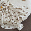 Baby Blankets Bear Print Cotton Blanket Casual Sleeping Blanket