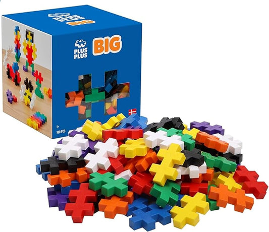 - Big Basic Mix - 100 Pieces - Interlocking Building Blocks and Construction Set - STEM Toy for Kids - Age 1 to 6 Years - P3210