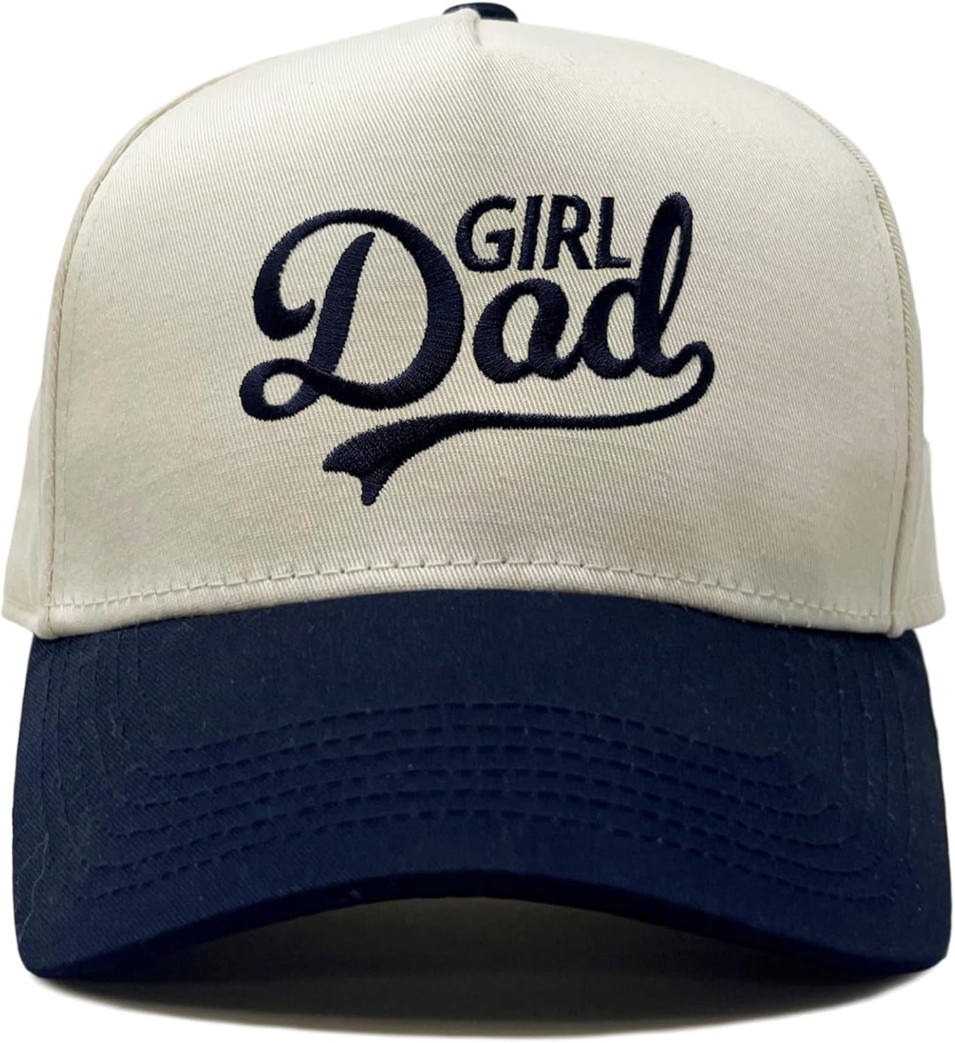 Two Tone Vintage Canvas Snapback Hats Men Women Trendy Embroidered Trucker Baseball Cap Funny Adjustable