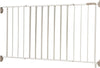 Wide and Sturdy Gate Fits 40-60" Wide, and 26.5" Tall, Hardware Mounted Metal Swing Gate, Perfect for Babies and Pets, White
