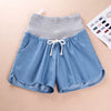 Cotton Linen Maternity Shorts Pregnant Women Summer Thin Loose Short Pants Pregnancy outside Khaki Black Trousers