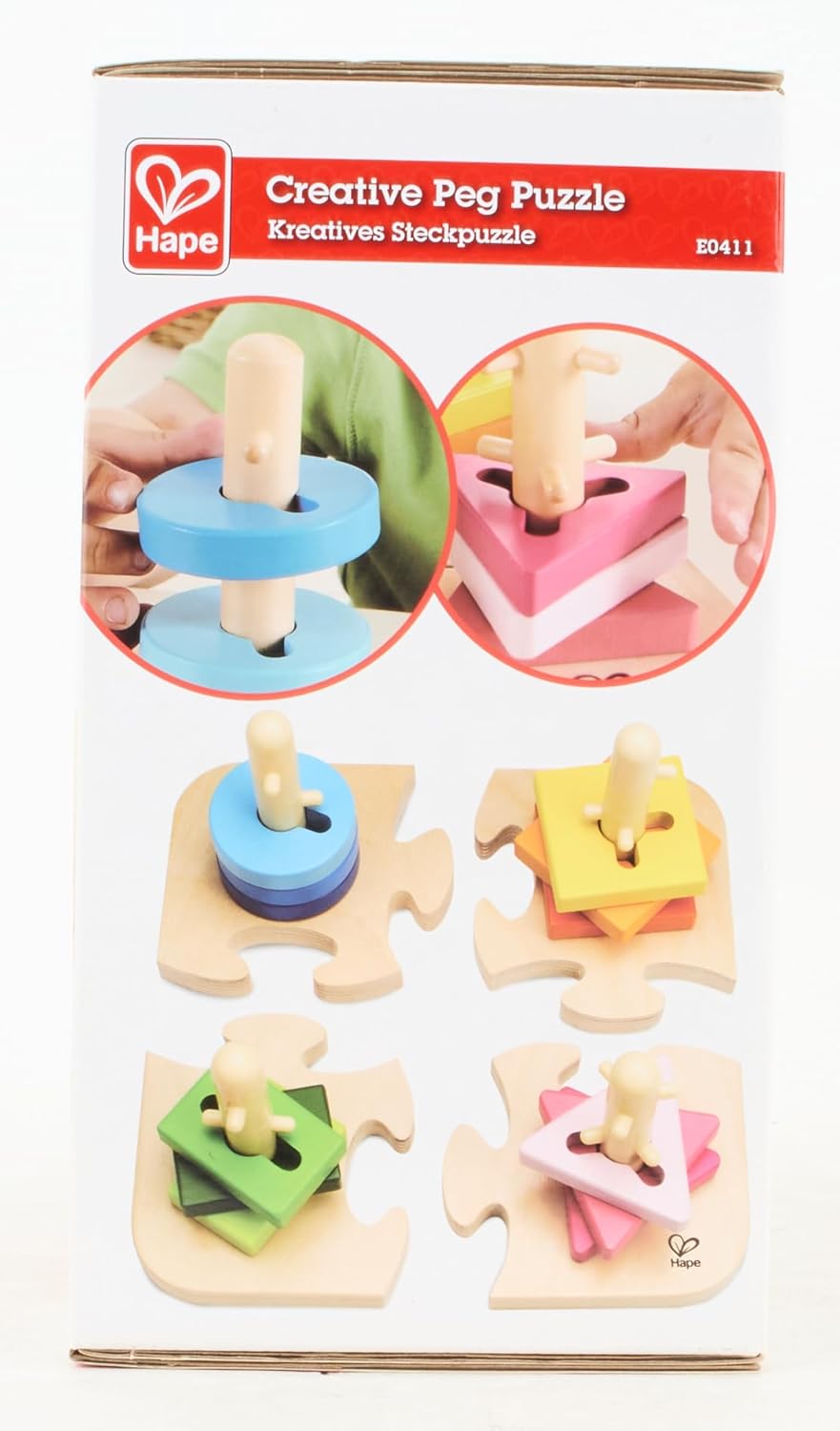 Creative Toddler Wooden Peg Puzzle