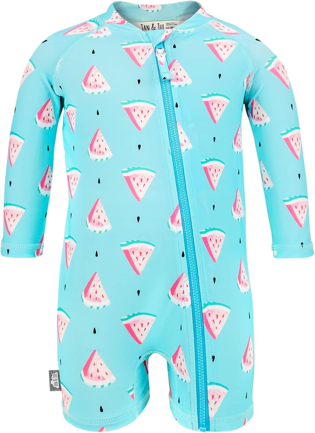Long Sleeve 1-Pc UV Jumpsuit Rash Guard (Baby, Toddler)