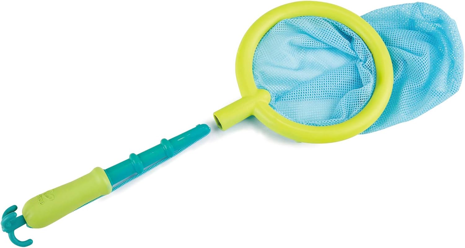 Double Fun Fishing Set | Jumping Sea Creatures with Net & Detachable Fishing Pole Handle