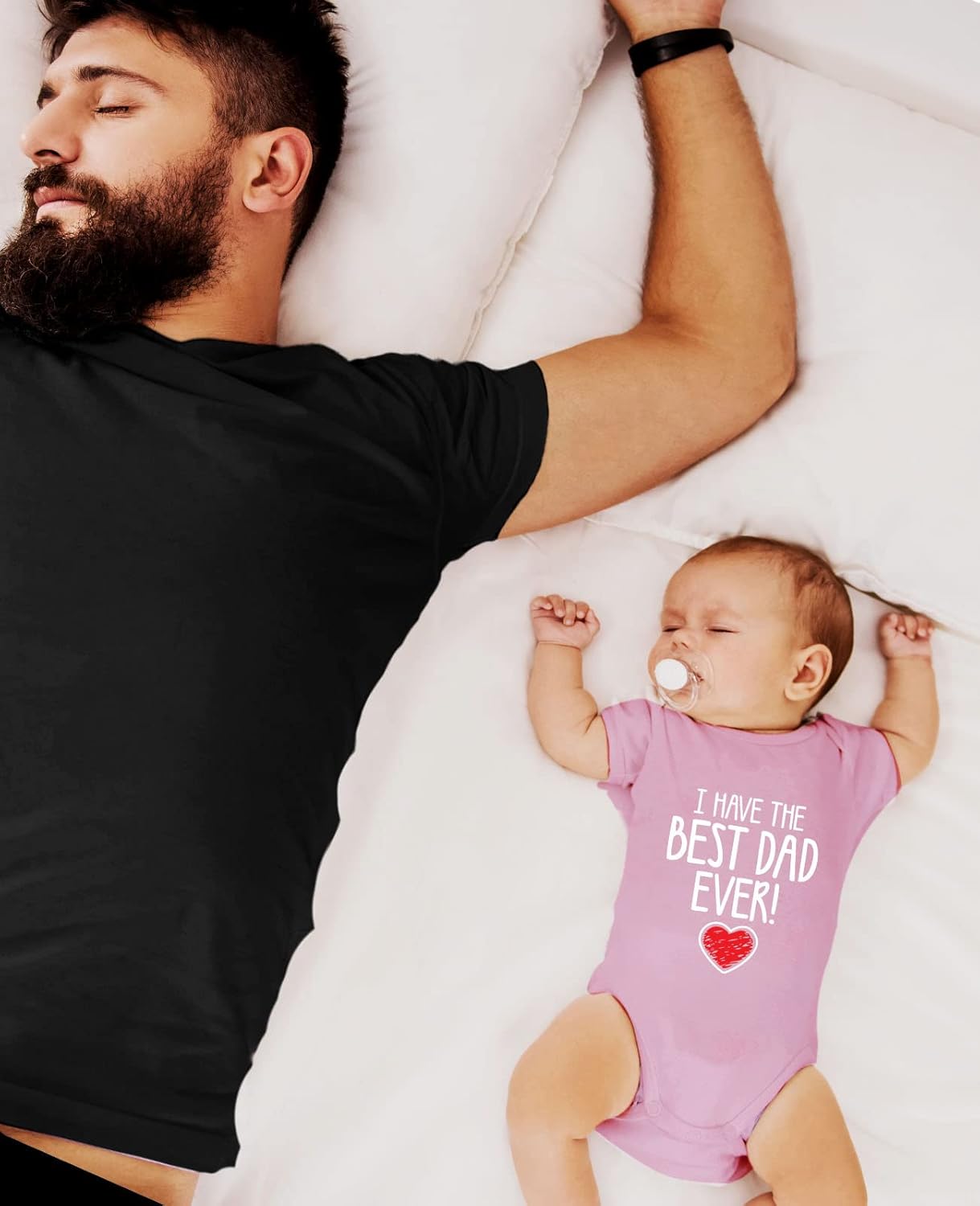 Best Dad Ever Baby Boy Girl Outfit Gifts for New Dads from Son Daughter Fathers Day Infant Bodysuit