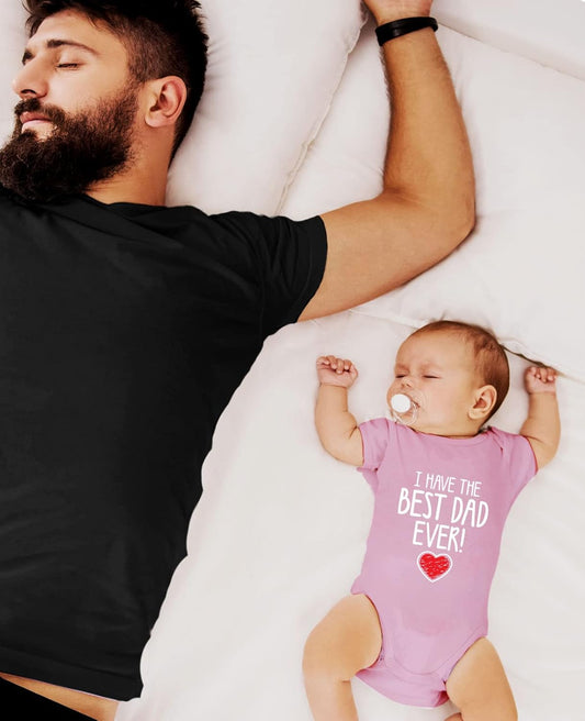Best Dad Ever Baby Boy Girl Outfit Gifts for New Dads from Son Daughter Fathers Day Infant Bodysuit