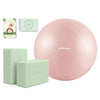 Trideer Pregnancy Ball Birthing Ball, 1.7Mm Extra Thick Yoga Ball for Maternity, Labor Birth, Exercise, Physio, Recovery Guide & Baby Memory Book Included, 440LB Anti-Burst & Non-Slip Stability Ball