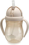 Nouka Weighted Straw Cup with Click Top Lid | Leak Proof and Easy Grip | Soft Sand