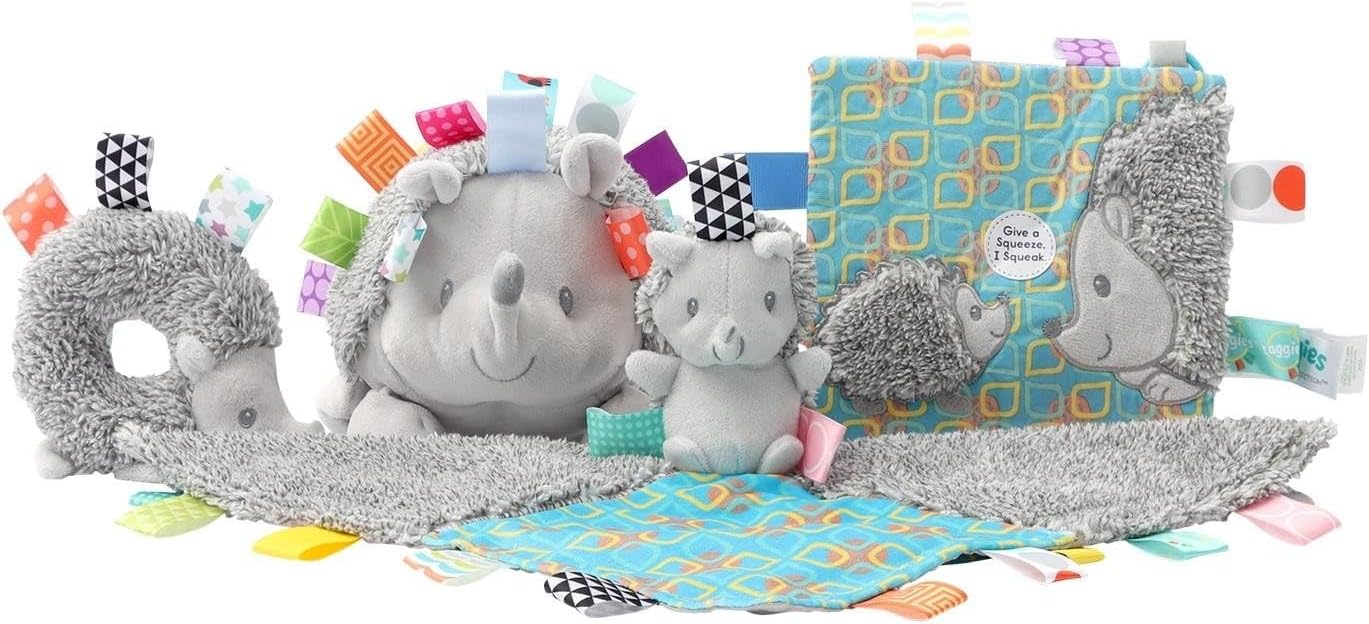 - Baby Infant Toddler - Taggies Rattle - Heather Hedgehog - Sensory Toy 5''