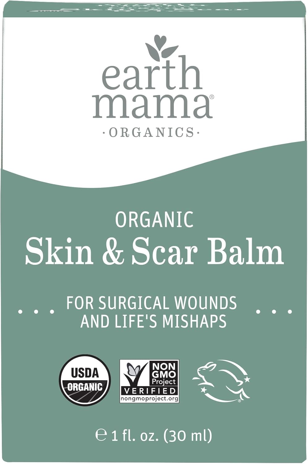 Organic Skin & Scar Balm | Reduces the Discomfort and Appearance of C-Section Scars and Pregnancy Stretch Marks, 1-Fluid Ounce