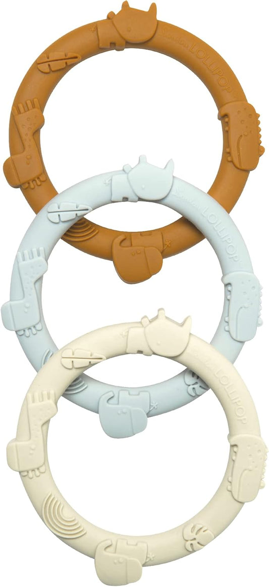 Wild Teething Ring Set (Ginger Honey)