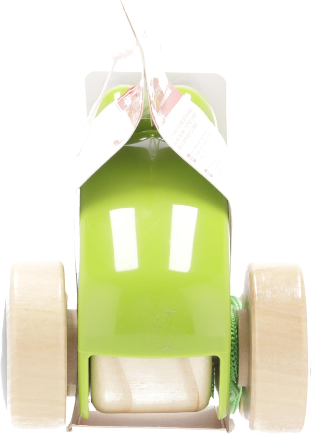 Frog Pull-Along | Wooden Frog Fly Eating Pull Toddler Toy, Bright Colors