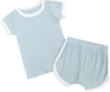 Baby Boys Girls Short Sleeve T-Shirt Tops+Shorts Cute Summer Outfit for Toddler Loung𝐞wear Cotton 𝐏ajamas Sl𝐞epwear