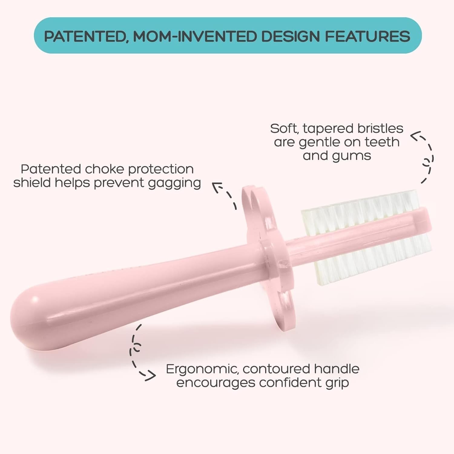 Double Sided Toothbrush (Blush)