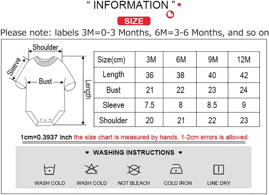 Newborn Baby Short Sleeve Bodysuit Cotton One-Piece Baby Clothes 5-Pack, 0-12 Months