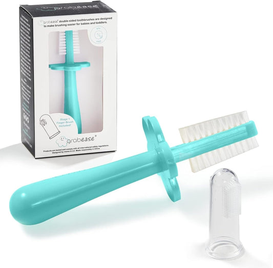 Baby Toothbrush Finger, Infant Toothbrush, Toddler Toothbrush, Baby Finger Toothbrush, Bpa-Free & Phthalate-Free, 1 Pack, Teal