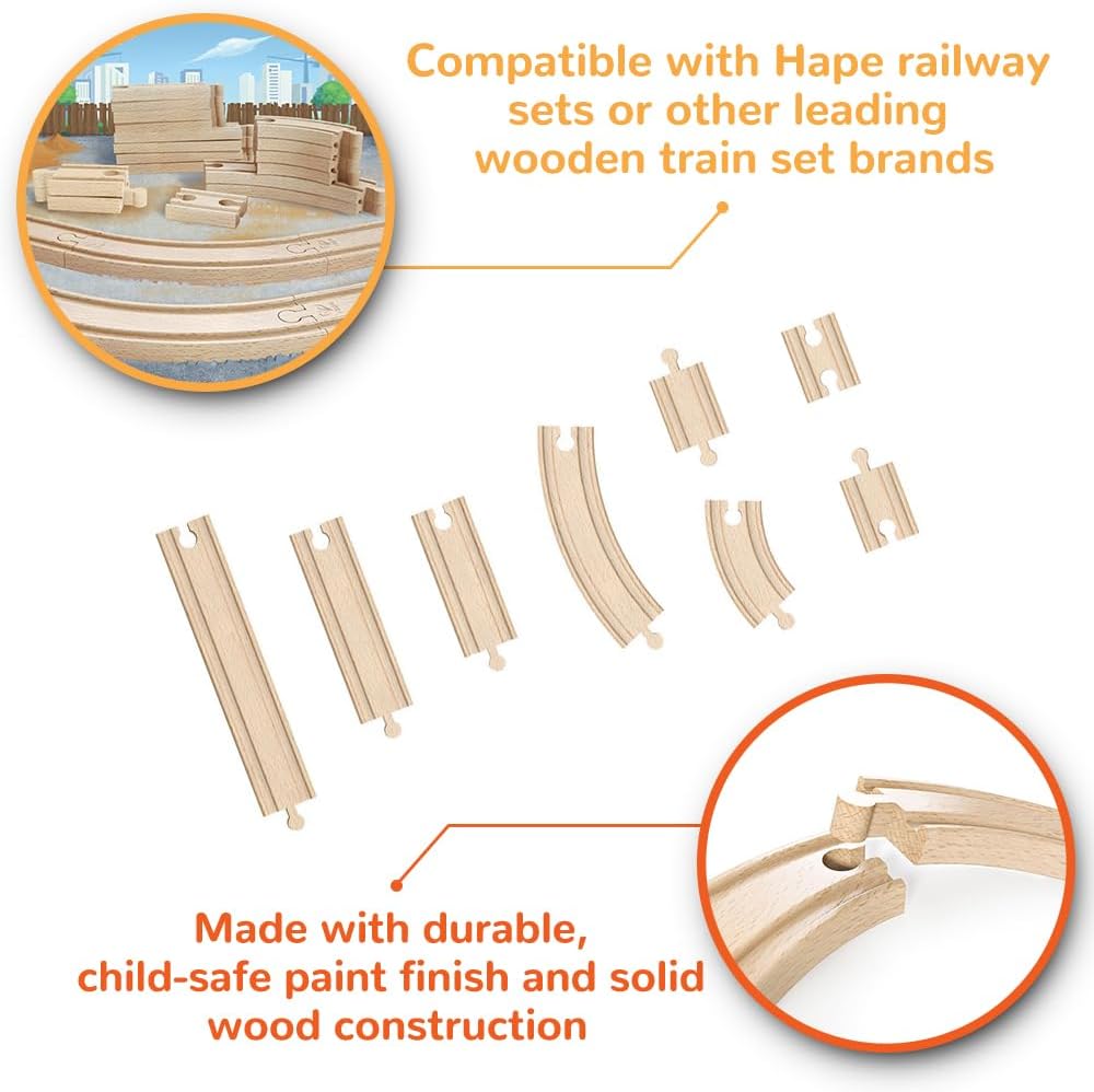 Wooden Railway Super Expansion Rail Pack