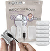 - Watch Your Mouth - the Award Winning USB Charger Child Safety Cover - Made in the USA - Baby Proofing Toddler Shock Prevention (6 Pack White)