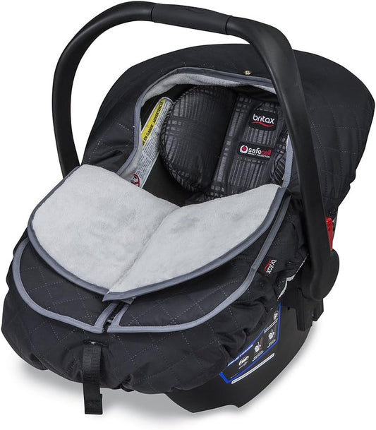 B-Warm Insulated Infant Car Seat Cover, Polar Mist
