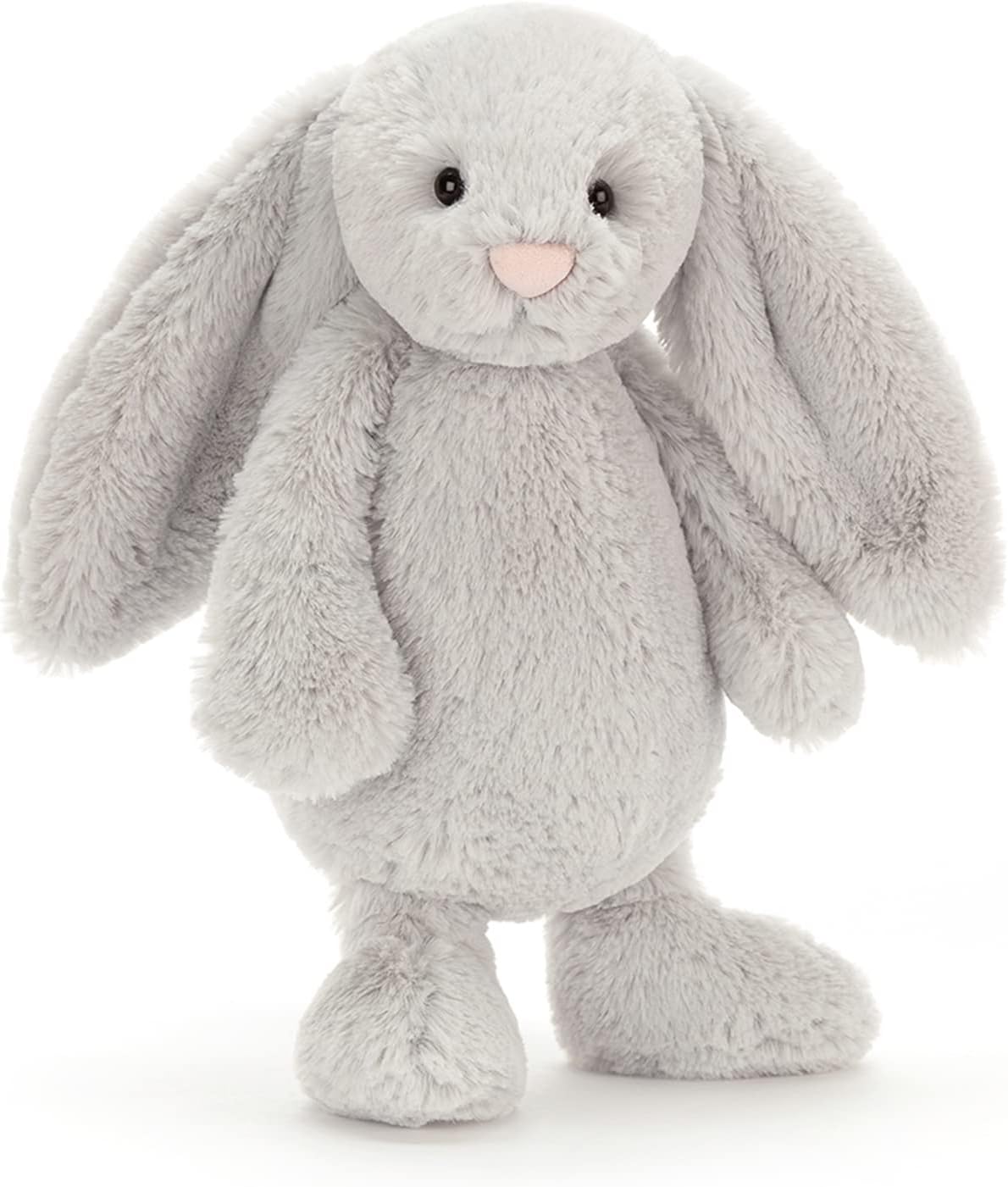 Bashful Grey Bunny Stuffed Animal, Medium, 12 Inches