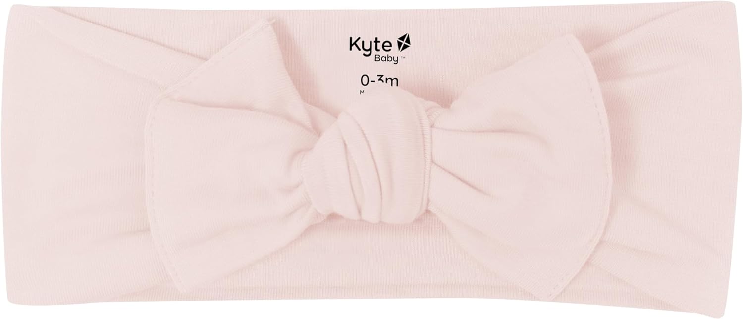 Rayon Made from Bamboo Bow, (3-6 Months, Blush)