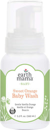 Earth Mama Sweet Orange Baby Wash Gentle Castile Soap for Sensitive Skin, 5.3-Ounce