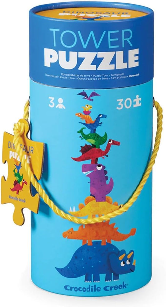(New Feb) Croc Creek 30 Pc Tower Puzzle: Dinosaur (Unit 2)