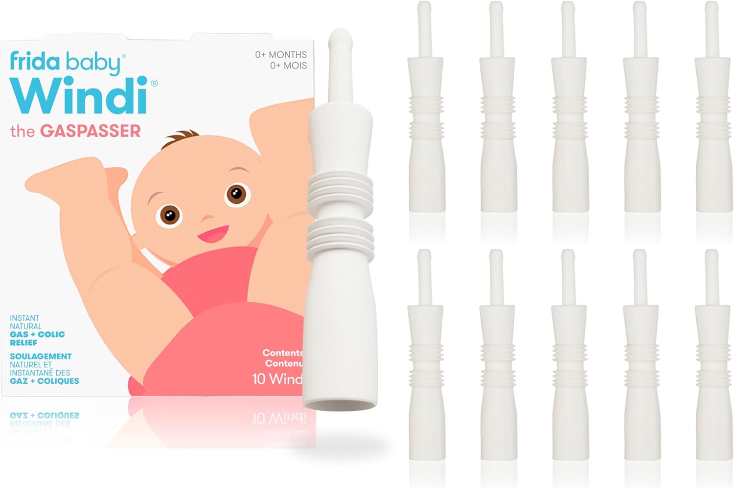 Windi Gas Passer | Baby Gas Relief and Colic Baby Relief, Baby Constipation Relief, 10 Count