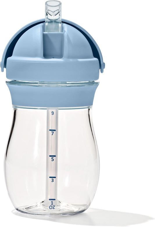 Tot - 9 Oz Transitions Straw Cup - Spill-Proof Sippy Cup for Toddler from 6 Months and up - Dusk - 63164300