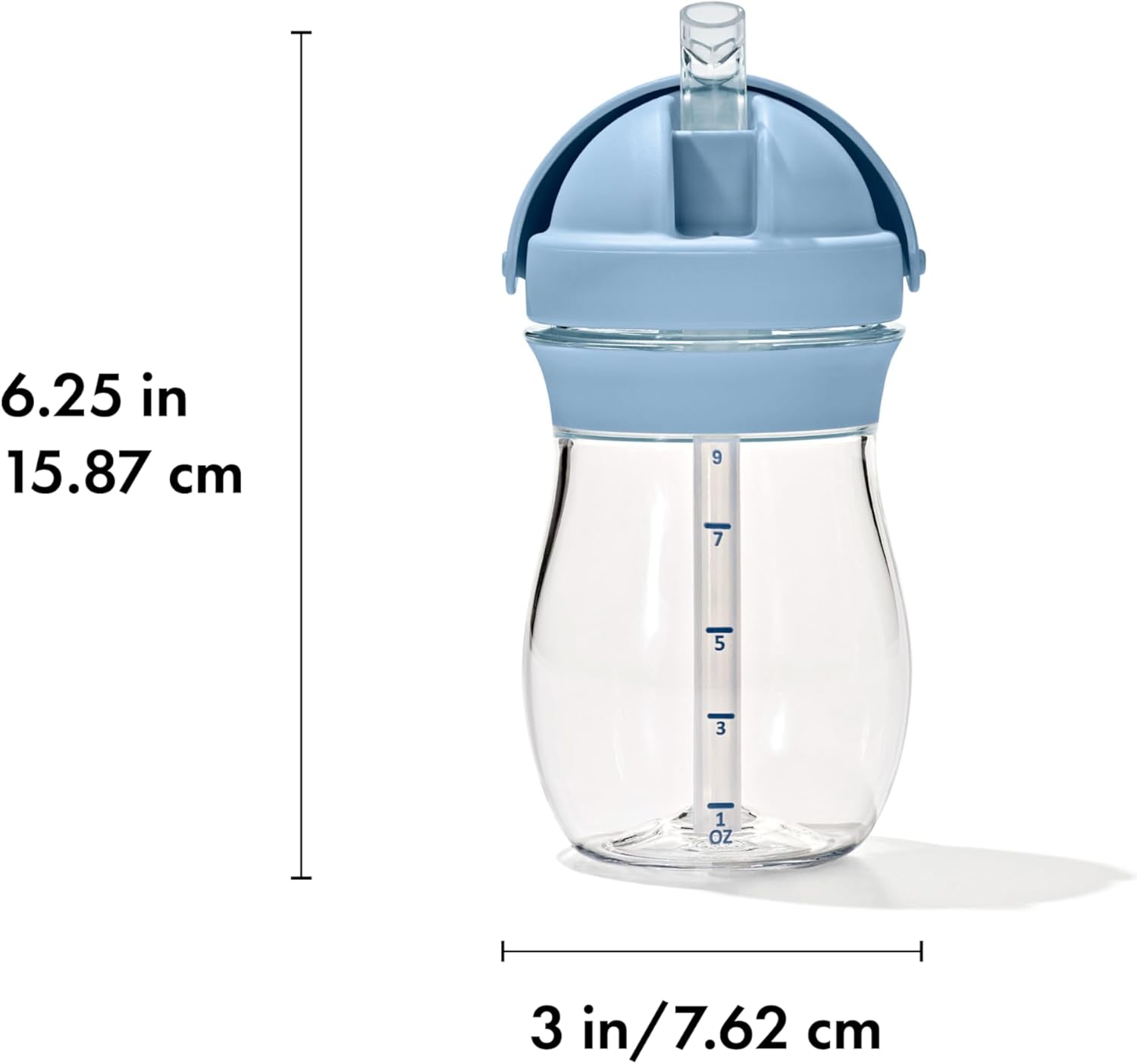 Tot - 9 Oz Transitions Straw Cup - Spill-Proof Sippy Cup for Toddler from 6 Months and up - Dusk - 63164300