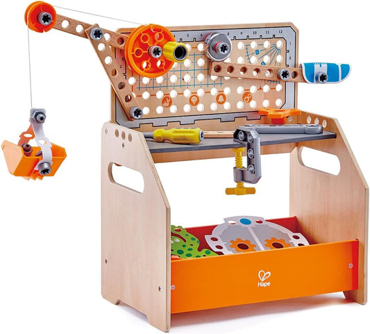 Discovery Scientific Workbench | Kids Construction Toy, Children’S Workshop with over 10 Possible Creations, Toys for Kids 4+, Multicolored (E3028)