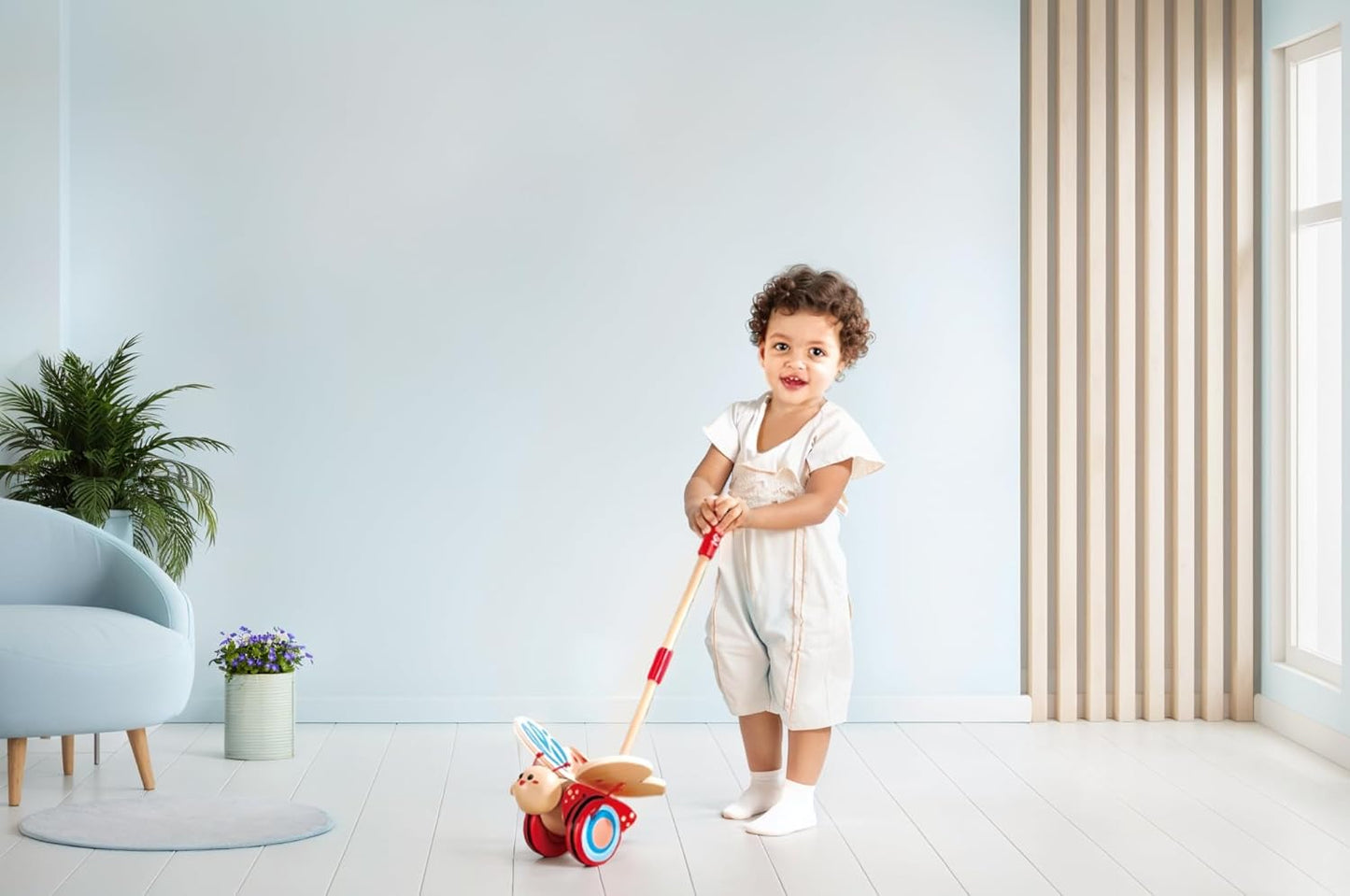 - Butterfly Wooden Push and Pull Toy