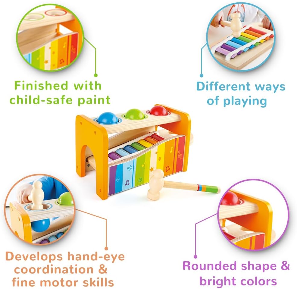 - Pound & Tap Bench with Slide Out Xylophone