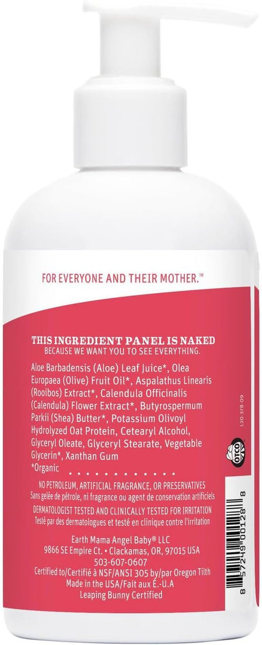 Earth Mama Natural Non-Scents Baby Lotion, 240 Milliliters