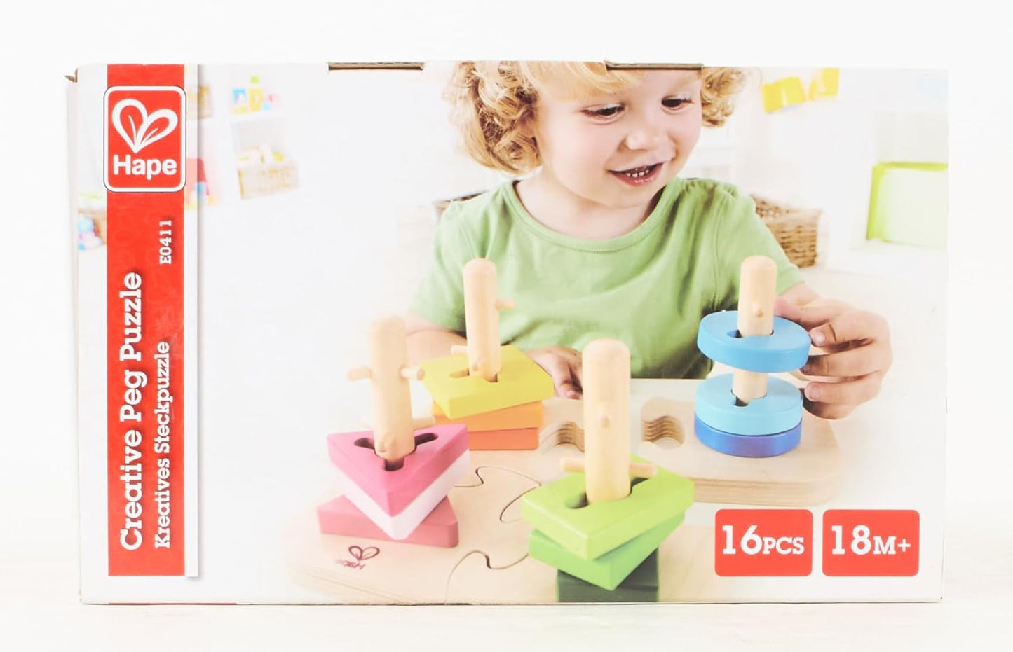 Creative Toddler Wooden Peg Puzzle