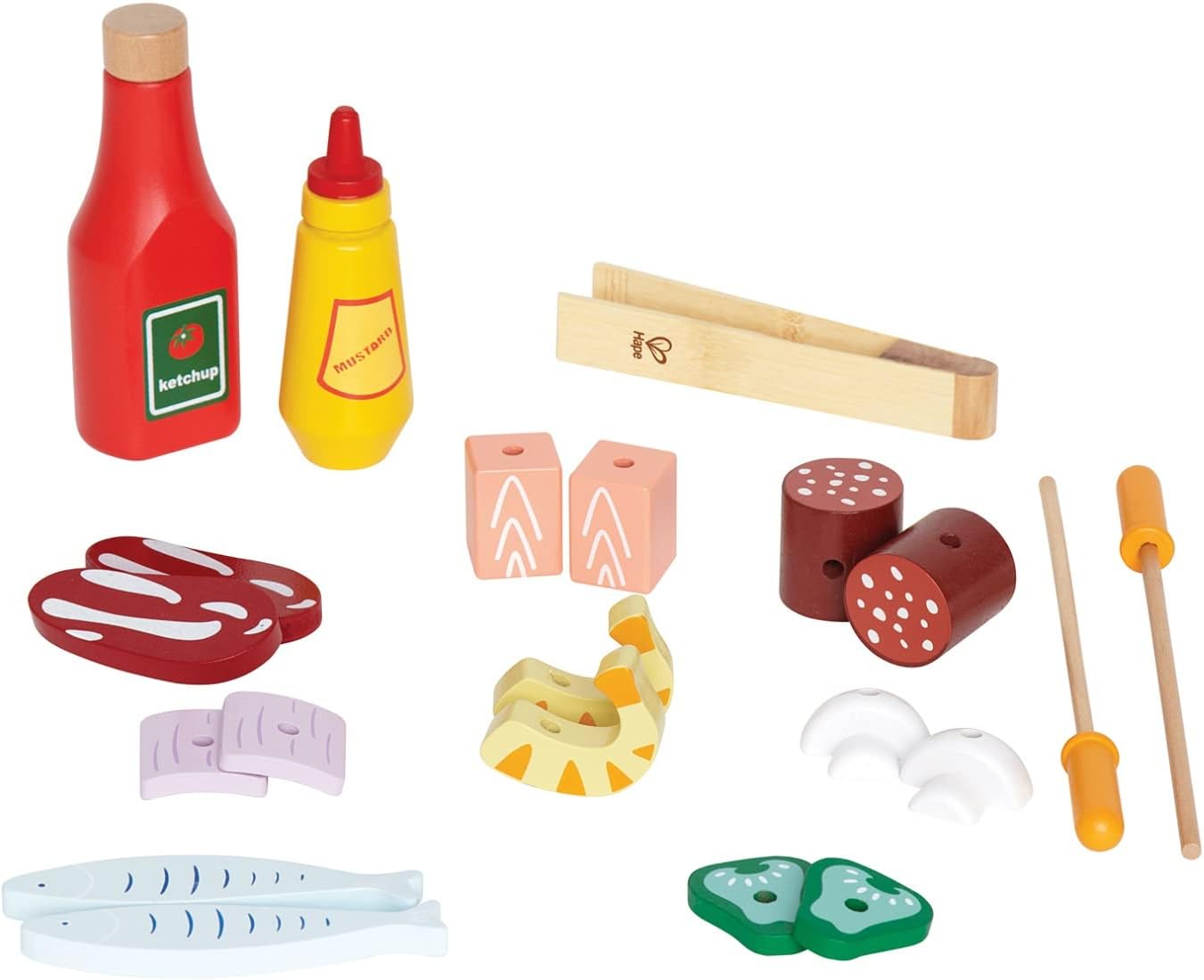 - Playfully Delicious - Gourmet BBQ Grill and Shish Kabob Play Food Set