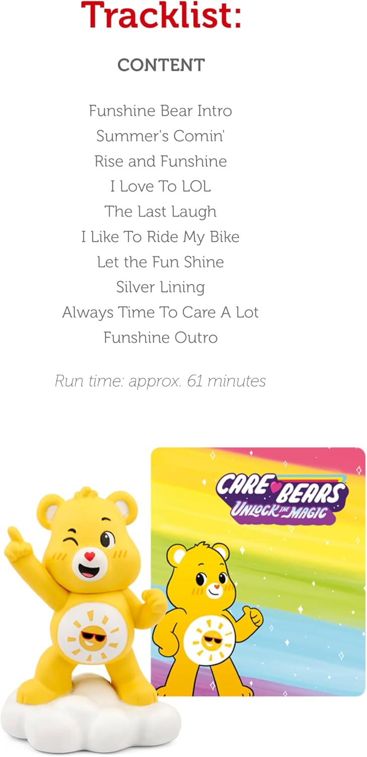 Funshine Bear Audio Toy Figurine from Care Bears