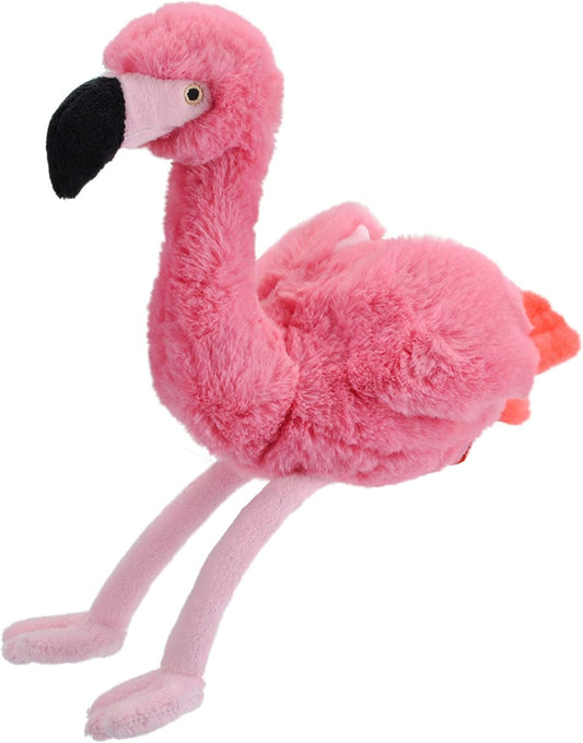 Ecokins Mini, Flamingo, Stuffed Animal, 8 Inches, Gift for Kids, Plush Toy, Made from Spun Recycled Water Bottles, Eco Friendly, Child’S Room Decor