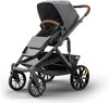 Switch&Roll Switchback Stroller with Leather Grips - Black