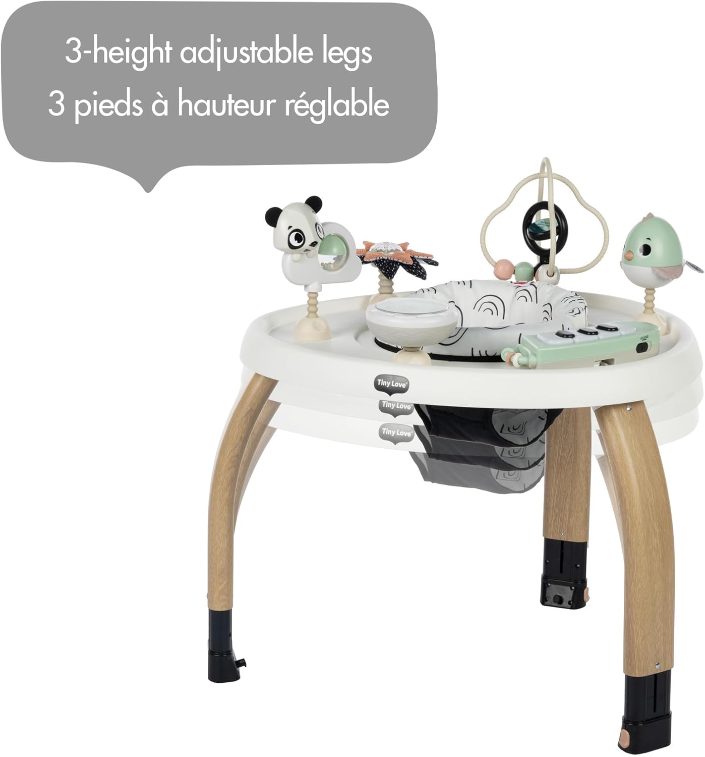 5-In-1 Here I Grow Stationary Activity Center - Black & White