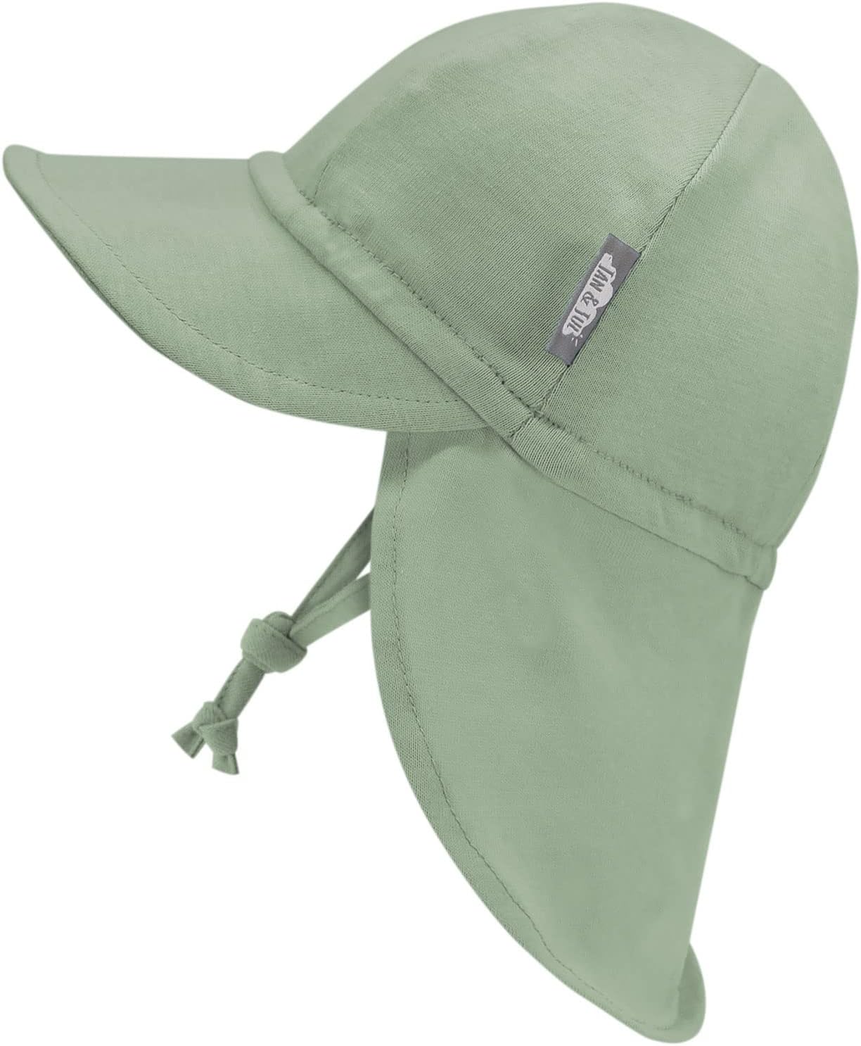 Neck Flap Sun-Hat for Baby Boys Girls, Tie with Strings