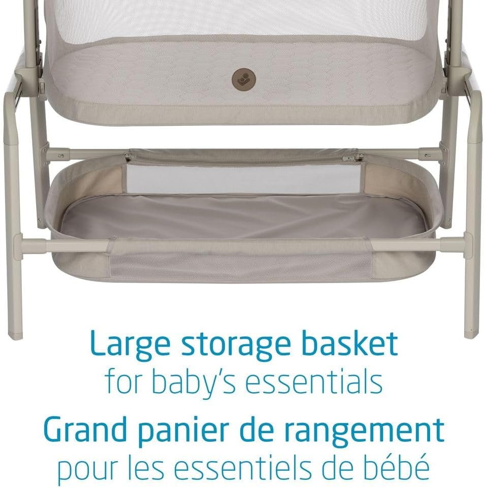 Maxi Cosi Iora Bedside Bassinet - Classic Oat