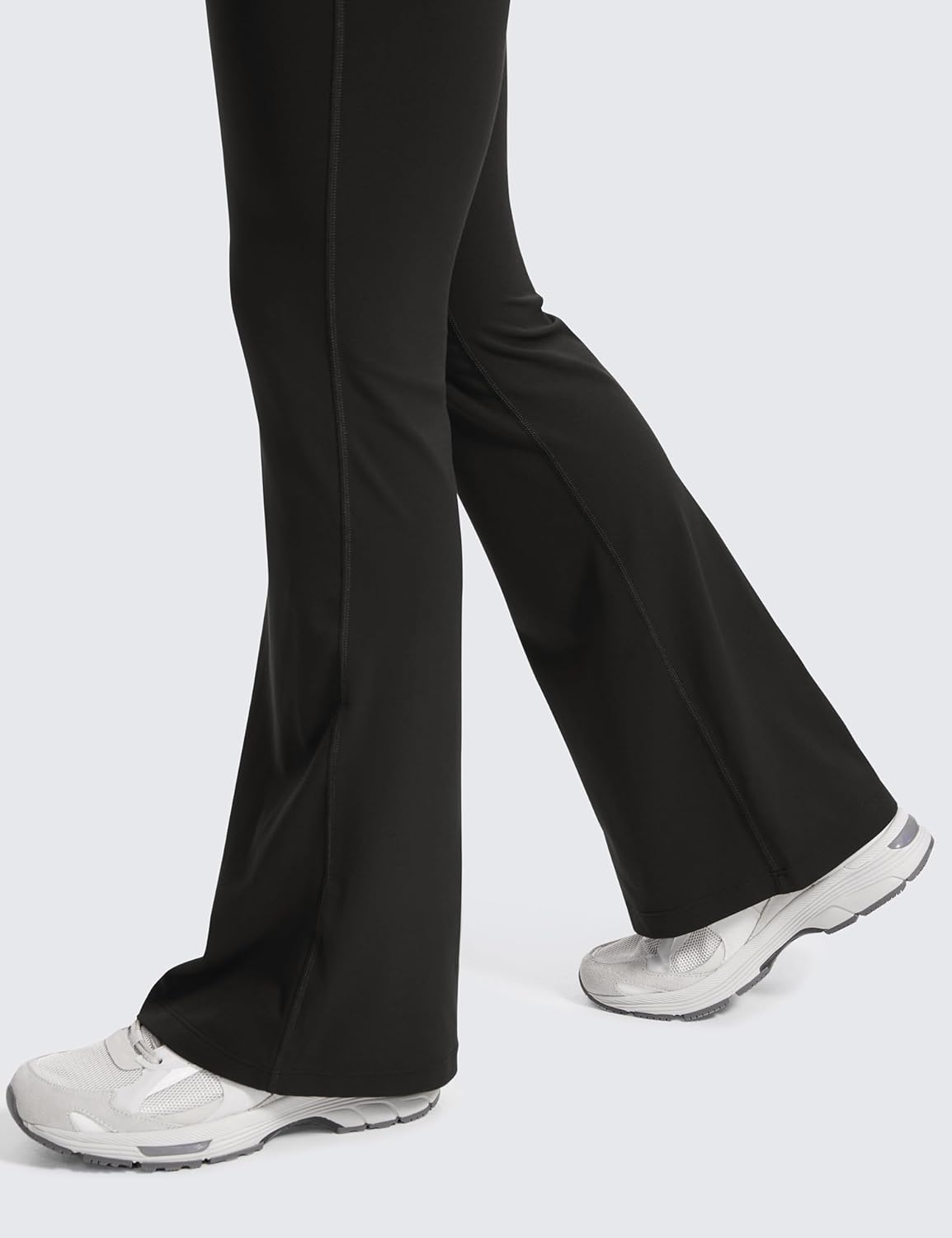 Women Butterluxe Maternity Flare Leggings with Pockets 31" - Workout Active Yoga Pregnancy Pants over the Belly Soft