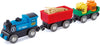 E3721 Kids Wooden Railway on the Go Engine Set Toy