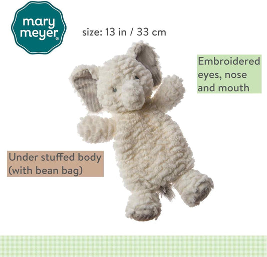 - Afrique - Lovey Plush and Soft Animal Toy - Elephant