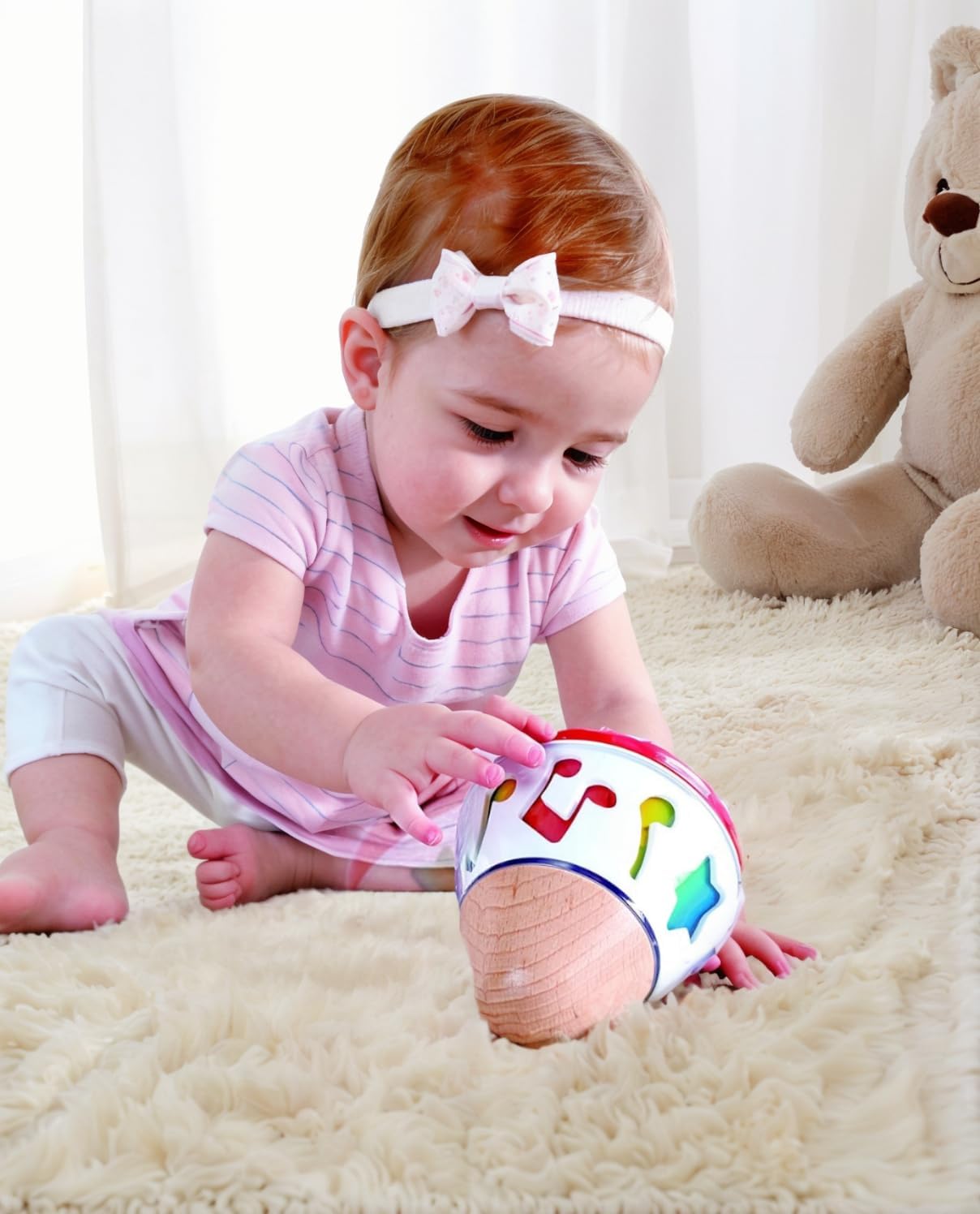 E0332 Rotating Baby Music Box, Spin & Play the Music, Battery Not Needed, 40 X 40 Cm, Multicolor