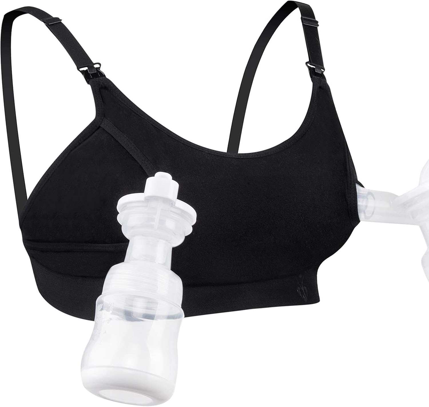 Pumping Bra Hands Free, 2-In-1 Pumping & Nursing Bra Comfortable & Adjustable Suitable for Medela, Lansinoh XS-XXL
