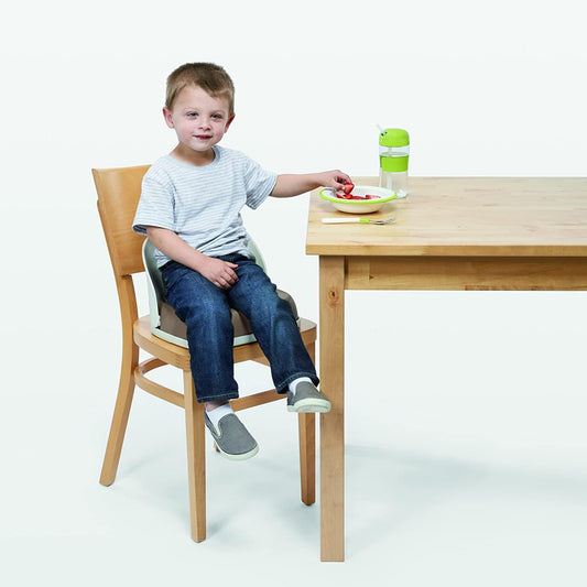 Perch Booster Seat with Straps, Gray
