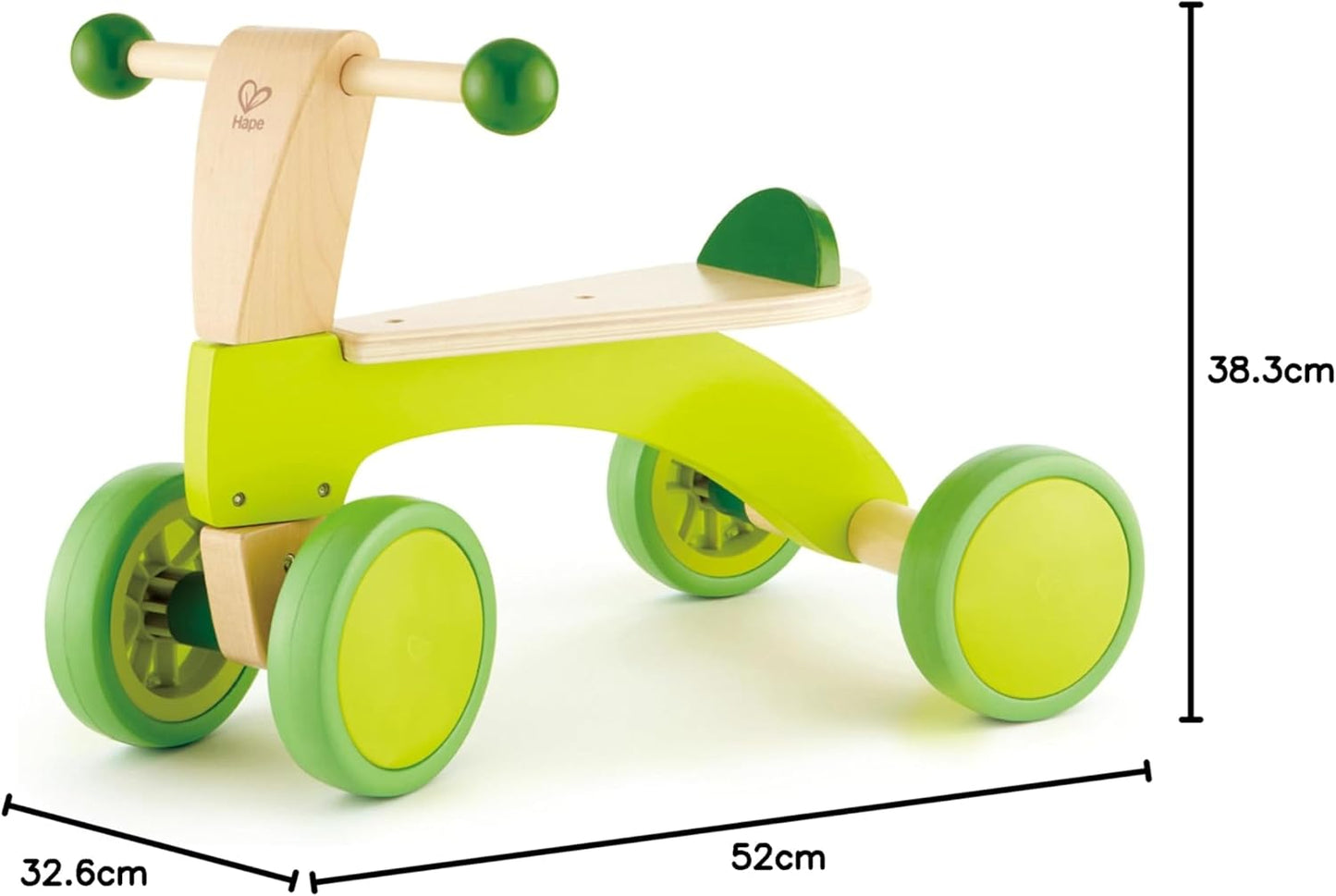 Scoot around Kid'S Wooden Ride on Balance Bike